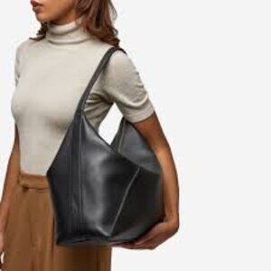 Leatherology black Ciera Maxi Hobo shoulder bag